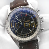 Breitling Navitimer World A2432212 Blue Dial Steel 46mm Men's Watch