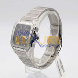 Cartier Santos de Cartier WSAA0030 35.1mm Stainless Steel Blue Sunray Dial
