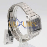 Cartier Santos de Cartier WSAA0030 35.1mm Stainless Steel Blue Sunray Dial