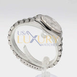 Rolex Datejust 68274 31mm Silver Diamond Dial 18k White Gold and Stainless Steel Jubilee