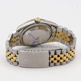 Rolex Datejust 16233 36mm Stainless Steel and 18k Yellow Gold Linen Champagne Dial Watch