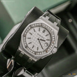 Audemars Piguet Royal Oak Offshore 67540SK.ZZ.A010CA.01 37mm Diamond Bezel Women's Watch