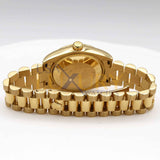 Rolex Datejust 31 Ref. 178278 18k Yellow Gold President Bracelet Champagne Diamond Dial