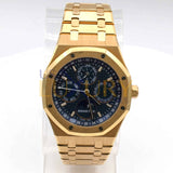 Audemars Piguet Royal Oak Perpetual Calendar 41mm 18k Yellow Gold Blue Dial Ref. 26574BA.OO.1220BA.01