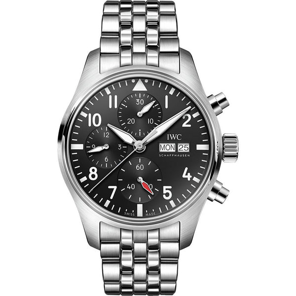 IWC Pilot's Chronograph 41 IW388113 Stainless Steel Black Dial 2024