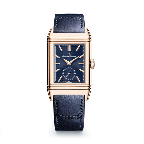 Jaeger-LeCoultre Reverso Tribute Duoface Q3982590 in 18ct Pink Gold with Blue Dial