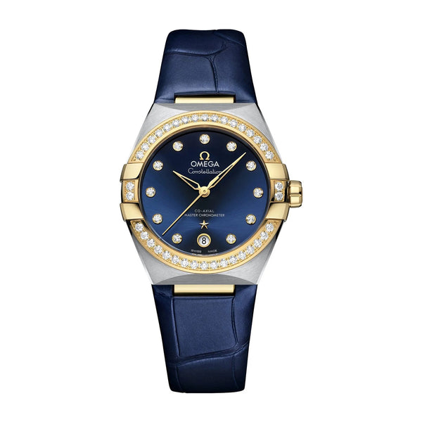 Omega Seamaster Aqua Terra 131.28.36.20.63.002 Blue Dial with Diamonds 38mm