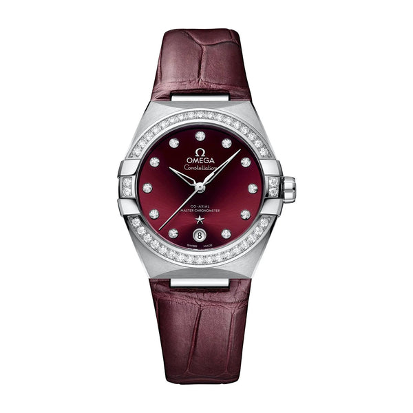 Omega Seamaster Aqua Terra 131.28.36.20.63.003 Red Diamond Dial 36mm Special Edition