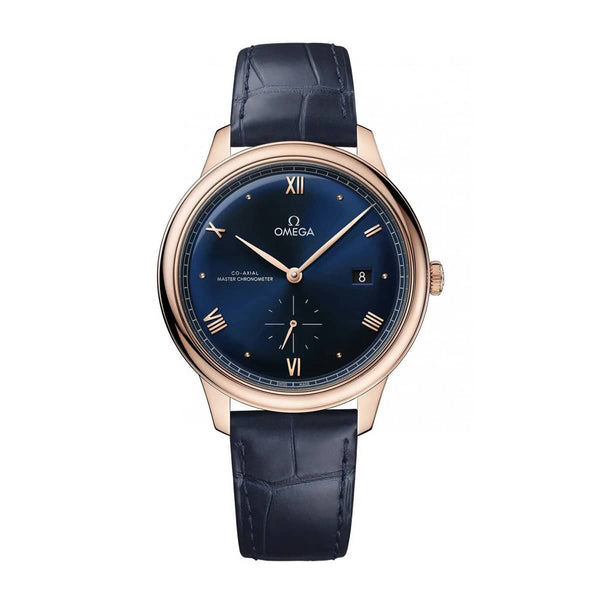 Omega De Ville 434.53.41.20.03.001 Rose Gold 41mm Blue Dial Special Edition