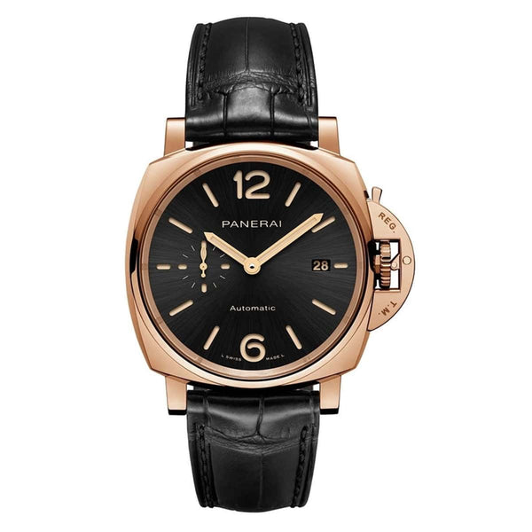 Panerai Luminor Due PAM01041 Goldtech 42mm Black Dial Watch