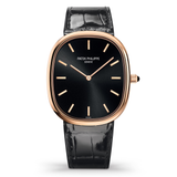 Patek Philippe Golden Ellipse 5738R-001 34.5mm Rose Gold Black Dial