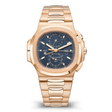 Patek Philippe Nautilus 5990/1R-001 Rose Gold Sunburst Blue Dial