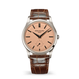 Patek Philippe Calatrava 6196P-001 Platinum 38mm Rose-Gilt Opaline Dial