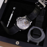 Panerai Luminor PAM00112 44mm Stainless Steel Black Dial on Leather Strap