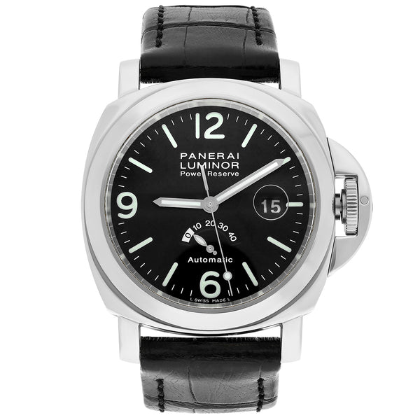 Panerai Luminor Power Reserve PAM00027 44mm Stainless Steel Black Dial Automatic