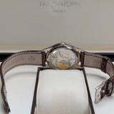 Patek Philippe 3940G Perpetual Calendar 36mm White Gold Silver Dial