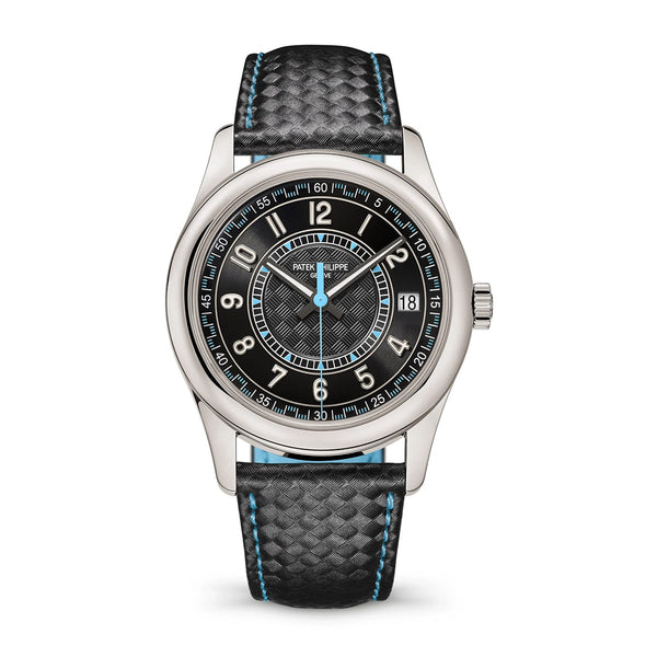 Patek Philippe Calatrava 6007G-011 40mm White Gold Black Dial Watch