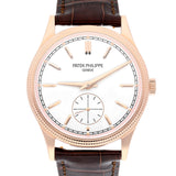 Patek Philippe Calatrava 6119R-001 Rose Gold 39mm Silvery Grained Dial