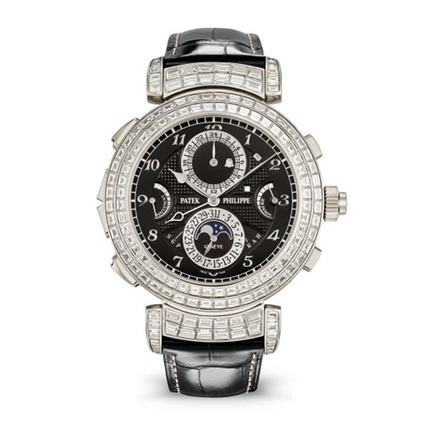 Patek Philippe 6300/400G Grand Complications 49.4 mm Platinum Black Dial