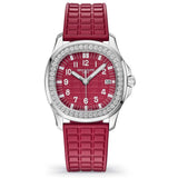Patek Philippe Aquanaut 5067A-027 Singapore Edition 35mm Stainless Steel Diamond-Set Pink Dial
