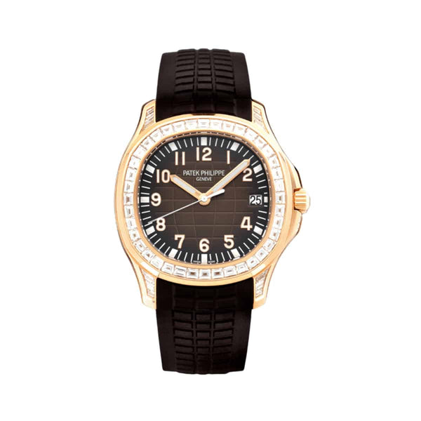 Patek Philippe Aquanaut 5167/300R-010 Rose Gold Diamond-Set Bezel 40.8mm