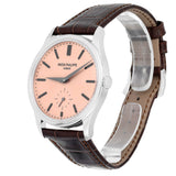 Patek Philippe Calatrava 6196P-001 Platinum 38mm Rose-Gilt Opaline Dial