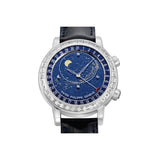 Patek Philippe 6104G-001 Grand Complications 44mm White Gold Diamond Blue Dial