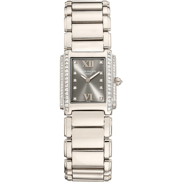 Patek Philippe Twenty~4 4910/20G-010 White Gold 30mm Grey Dial