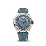 Patek Philippe 5330G-001 World Time White Gold Blue-Gray Dial 40mm