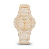 Patek Philippe Nautilus 7118-1450R-001 Rose Gold Diamond-Paved Dial and Bracelet 35.2mm