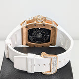 Richard Mille RM 011 18k Rose Gold Aftermarket VS1 F-G Diamond Automatic Flyback Chronograph