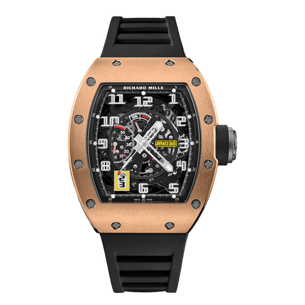 Richard Mille RM030 Rose Gold and Titanium Skeleton Watch