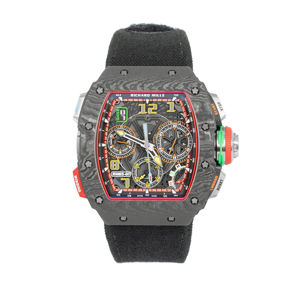 Richard Mille RM 65-01 Skeletonized Automatic Watch in Carbon