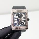 Richard Mille RM 016 Ultra Flat 50mm 18K White Gold Full Diamond Case Skeletonized
