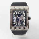 Richard Mille RM 016 Ultra Flat 50mm 18K White Gold Full Diamond Case Skeletonized