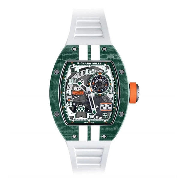 Richard Mille RM 029 Automatic Le Mans Classic — Carbon Case, Skeletonized Green Dial