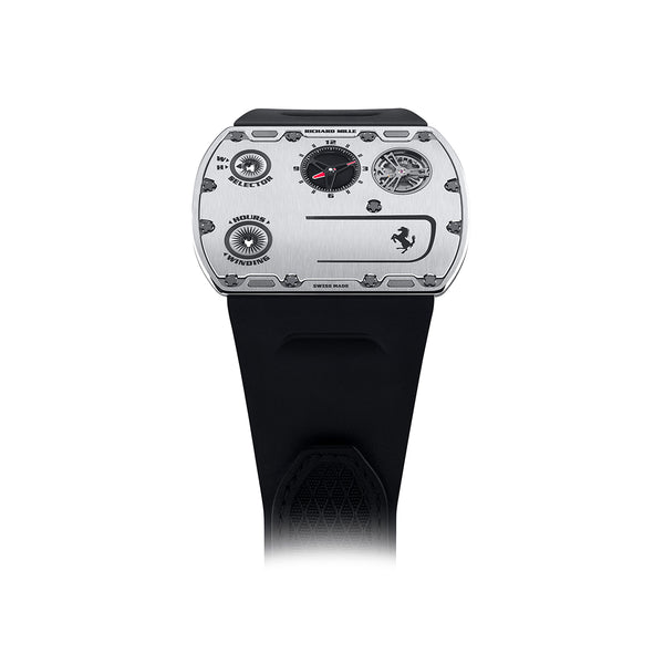 Richard Mille RM UP-01 Ferrari 41.45mm Grade 5 Titanium Silver Dial