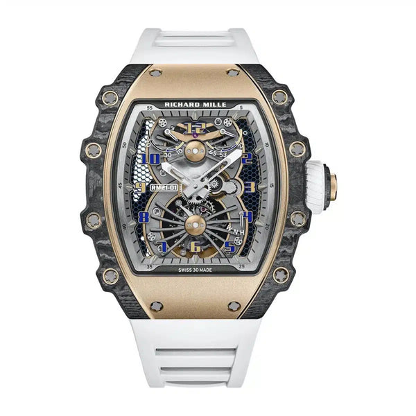 Richard Mille RM 21-01 Tourbillon Aerodyne Carbon TPT & 5N Red Gold