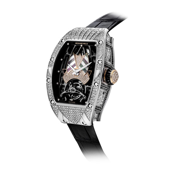 Richard Mille RM 71-01 Talisman Automatic Tourbillon in White Gold with Diamond Bezel