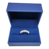 LWU Platinum Five-Stone Round Brilliant Diamond Ring 3.03 ctw GIA Certified