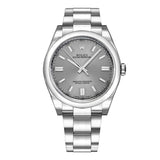 Rolex Oyster Perpetual 36 Silver Dial Steel Watch Ref. 116000-0009