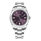 Rolex Oyster Perpetual 36 Purple Dial Steel Watch Ref. 116000-0010