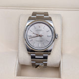 Rolex Oyster Perpetual 36mm Reference 116000 Domino's Edition Silver Dial