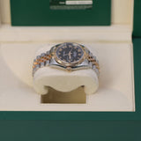 Rolex Datejust 116231 Black Roman Dial 36mm Stainless Steel and 18k Rose Gold Jubilee