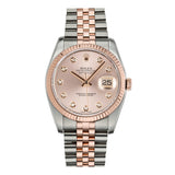 Rolex Datejust 116231 Pink Diamond Dial Jubilee 36mm Stainless Steel and 18K Rose Gold