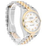 Rolex Datejust 36 Ref. 116233 Ivory Arabic Dial Two-Tone Jubilee Bracelet