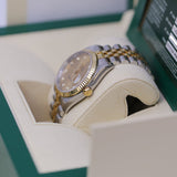 Rolex Datejust 116233 Steel and Yellow Gold Champagne Diamond Dial 36mm Jubilee Bracelet
