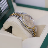 Rolex Datejust 116233 Steel and Yellow Gold Champagne Diamond Dial 36mm Jubilee Bracelet