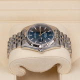 Rolex Datejust 116234 36mm Blue Index Dial Fluted Bezel Jubilee Bracelet