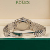 Rolex Datejust 116234 36mm Blue Index Dial Fluted Bezel Jubilee Bracelet